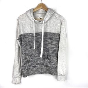 Reflex Heathered Gray Two Toned Hoodie Sweatshirt